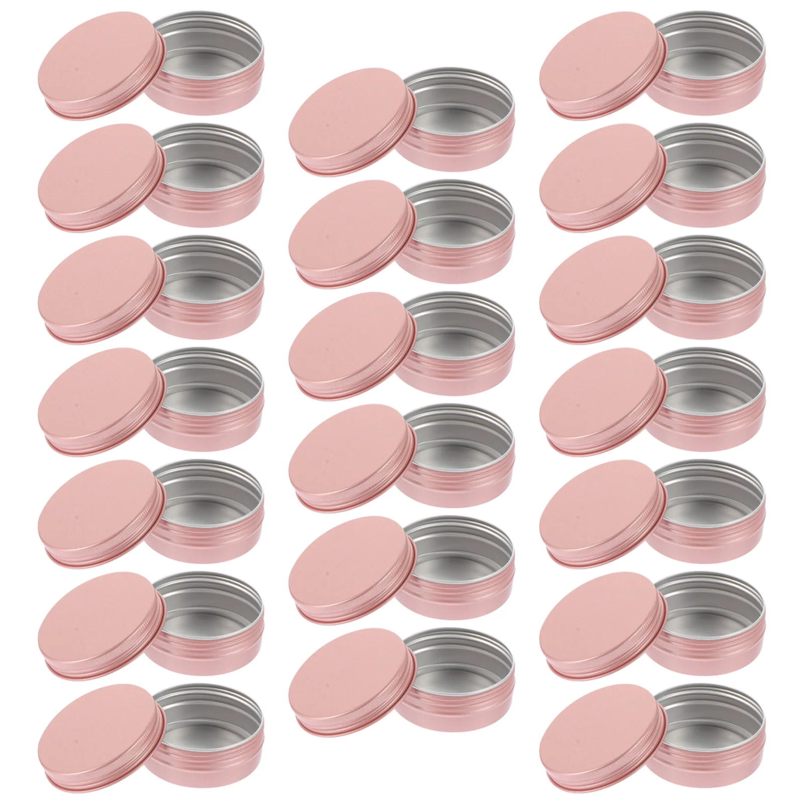 20Pcs Aluminum Box Cosmetics Sub Round Cream Holder Storage Jar Travel Sample Container Spiral Lid Practical Portable
20Pcs Aluminum Box Cosmetics Sub Round Cream Holder Storage Jar Travel Sample Container Spiral Lid Practical Portable