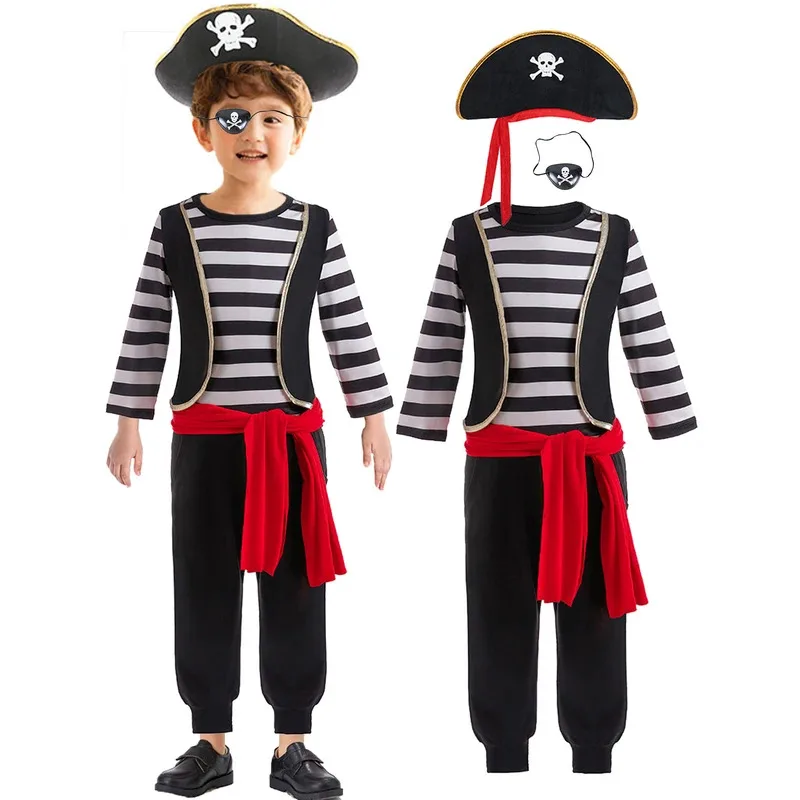 Kids Carnival Easter Costume Fantasia Children Pirate Hat Belt For Toddler Boys Girls Pirate Birthday Party Cosplay Outfits Sets
Kids Carnival Easter Costume Fantasia Children Pirate Hat Belt For Toddler Boys Girls Pirate Birthday Party Cosplay Outfits Sets