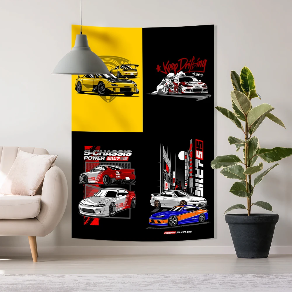 Jmd 90x150cm Cartoon Japanese Anime Car Decoration Poster Room Home Bedroom Tapestry
Jmd 90x150cm Cartoon Japanese Anime Car Decoration Poster Room Home Bedroom Tapestry