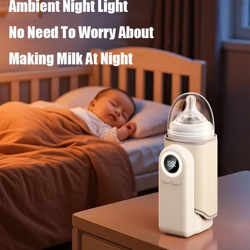 Bottle Warmer 4 in 1 Fast Heating Baby Milk Warmer with Accurate Temperature Display USB Charging Portable Wireless Milk Warming
Bottle Warmer 4 in 1 Fast Heating Baby Milk Warmer with Accurate Temperature Display USB Charging Portable Wireless Milk Warming