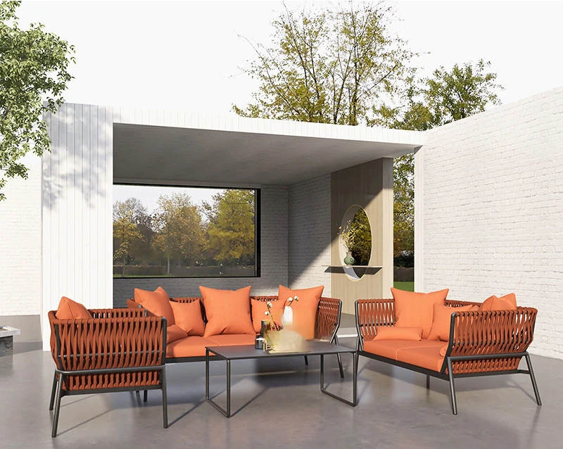 Outdoor Terrace Rattan Sofa and Tea Table Combination Model Room Coffee Shop Rattan Chair Furniture
Outdoor Terrace Rattan Sofa and Tea Table Combination Model Room Coffee Shop Rattan Chair Furniture