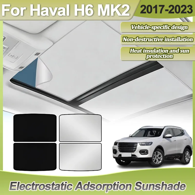 Sunshade For Haval H6 MK2 2017 2018 2019 2020 2021 2022 2023 Car Roof Electrostatic Adsorption Sunroof Skylight Protector Parts
Sunshade For Haval H6 MK2 2017 2018 2019 2020 2021 2022 2023 Car Roof Electrostatic Adsorption Sunroof Skylight Protector Parts