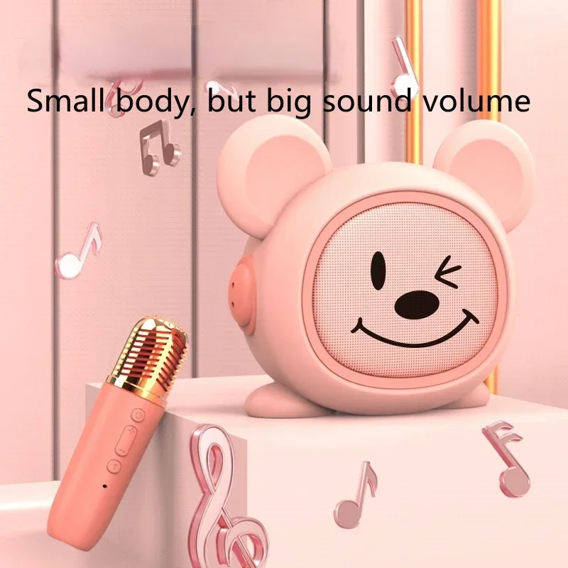 Children's singing machine Bluetooth speaker sound system home desktop computer mobile phone KTV wireless speaker
Children's singing machine Bluetooth speaker sound system home desktop computer mobile phone KTV wireless speaker