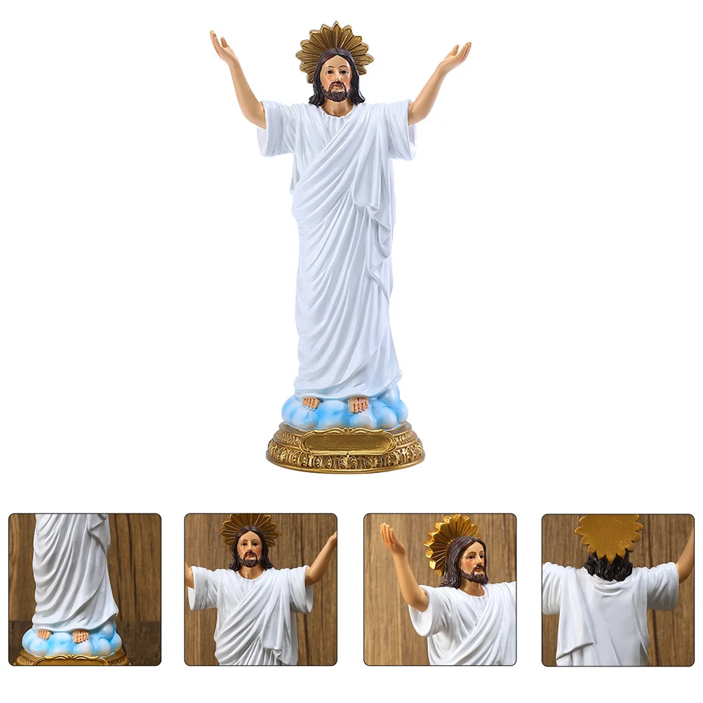 Jesus Rebirth Ornament Premium Resin Statue Adornment Vivid Lifelike Design for Home Decor Tabletop Scene Layout Decoration
Jesus Rebirth Ornament Premium Resin Statue Adornment Vivid Lifelike Design for Home Decor Tabletop Scene Layout Decoration