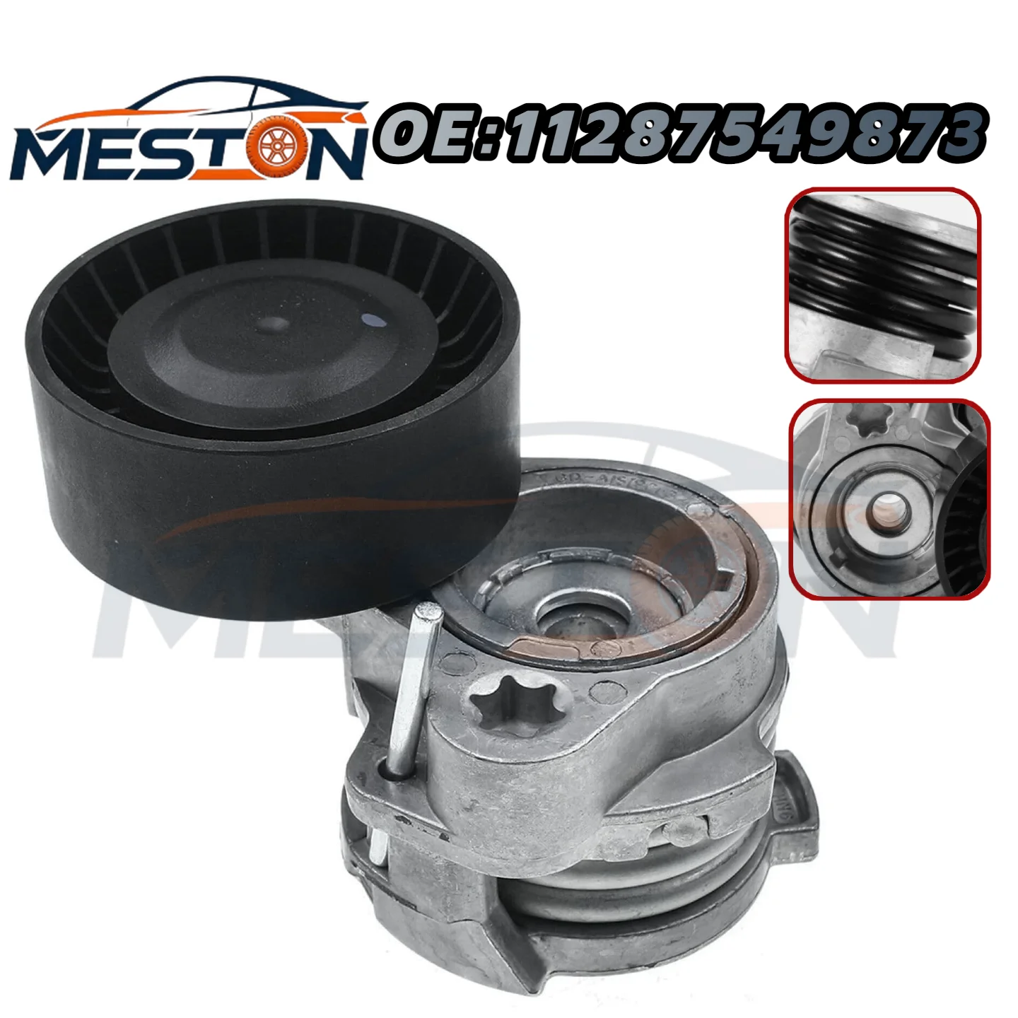 11287549873 11287545296 Drive Belt Automatic Tensioner for BMW F07 F10 F11 G30 550i M5 F06 F12 F13 650i M6 E70 F15 F85 X5 N63
11287549873 11287545296 Drive Belt Automatic Tensioner for BMW F07 F10 F11 G30 550i M5 F06 F12 F13 650i M6 E70 F15 F85 X5 N63