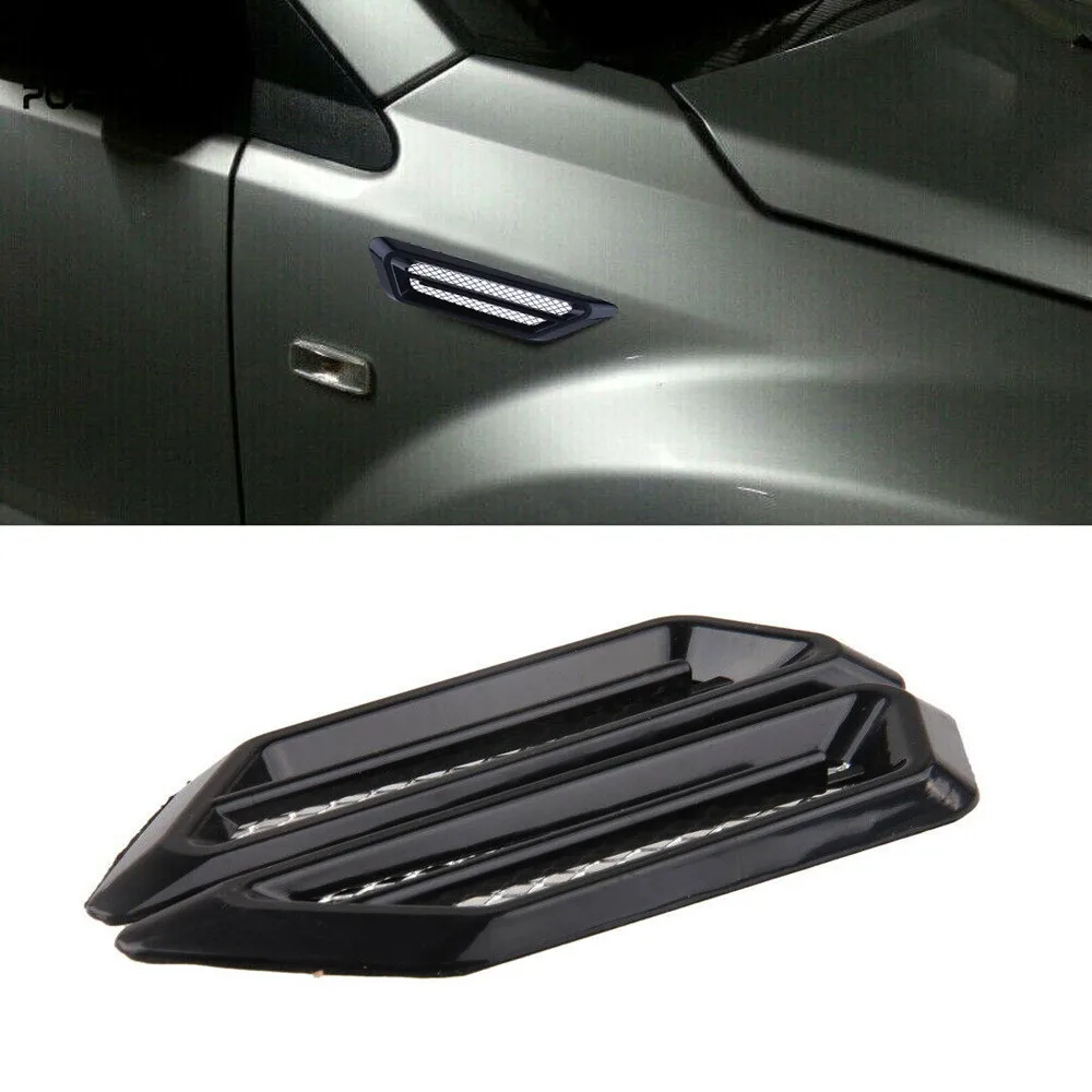 2pcs Car Tuning SUV Air Flow Fender Side Vent Decoration Sticker Plastic Chrome/Black Universal Gadget Decoration Accessories
2pcs Car Tuning SUV Air Flow Fender Side Vent Decoration Sticker Plastic Chrome/Black Universal Gadget Decoration Accessories