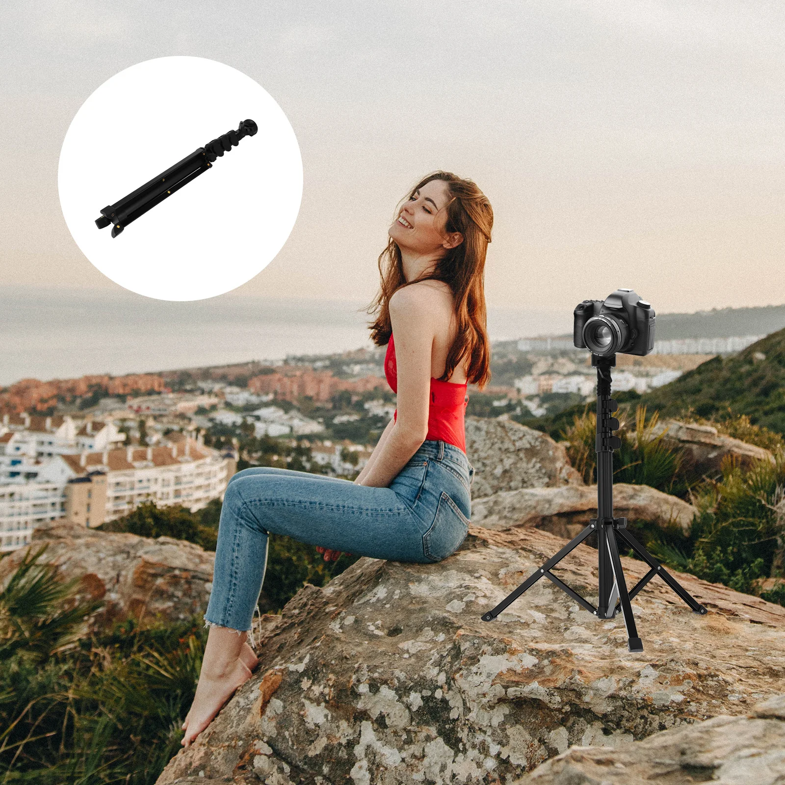 Light Photography Tripod Stand 1.28m Adjustable Aluminum Alloy Durable Mini Tripod Support for Flashes Phone Live
Light Photography Tripod Stand 1.28m Adjustable Aluminum Alloy Durable Mini Tripod Support for Flashes Phone Live