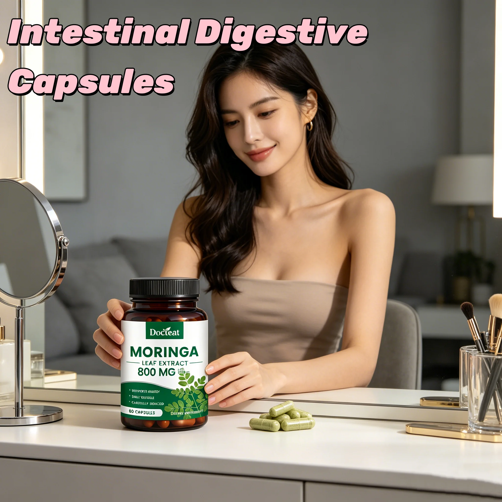 DOCTEAT Intestinal Digestive Capsules Natural Plant Components Stimulate Metabolism Detox Burn Fat Firm Skin Weight Loss Capsule
DOCTEAT Intestinal Digestive Capsules Natural Plant Components Stimulate Metabolism Detox Burn Fat Firm Skin Weight Loss Capsule