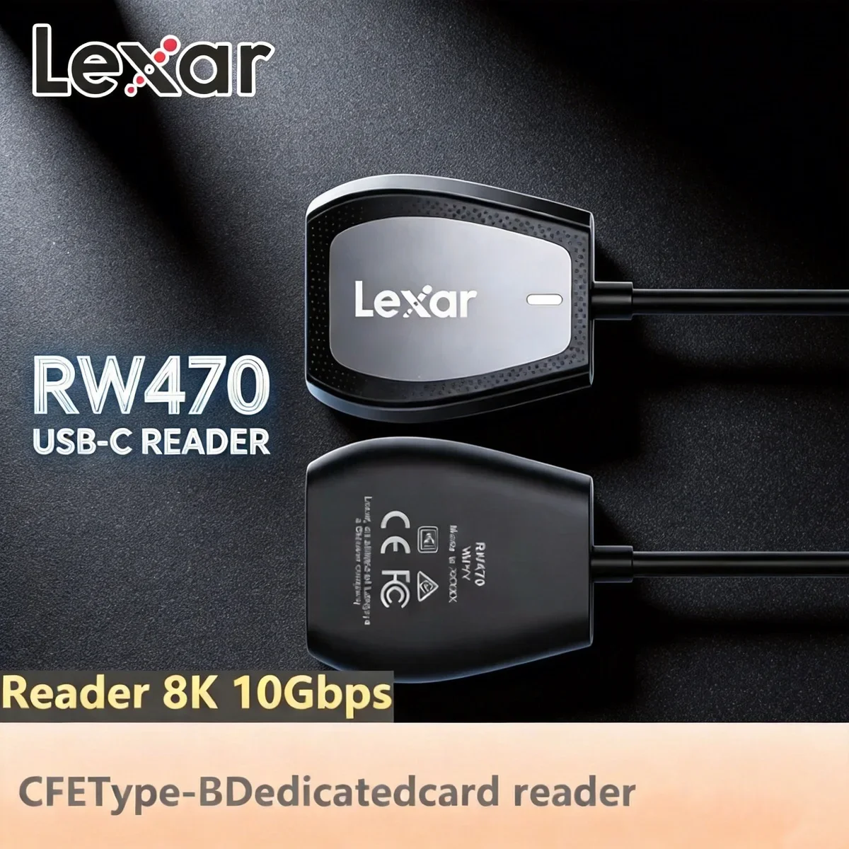 Lexar Memory Card Reader Micro SD SDHC SDXC Card Reader RW470 USB 3.2 Gen 1 Type C Port 2in1 Professional Multiful
Lexar Memory Card Reader Micro SD SDHC SDXC Card Reader RW470 USB 3.2 Gen 1 Type C Port 2in1 Professional Multiful