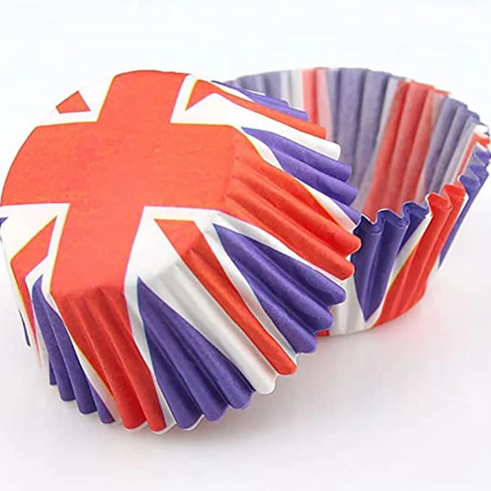 200pcs Cake Cupcake Cups Food Grade Oil Proof Baking Liners Muffin Wrappers Union Jack Design Party Dessert Bakery Restaurant
200pcs Cake Cupcake Cups Food Grade Oil Proof Baking Liners Muffin Wrappers Union Jack Design Party Dessert Bakery Restaurant