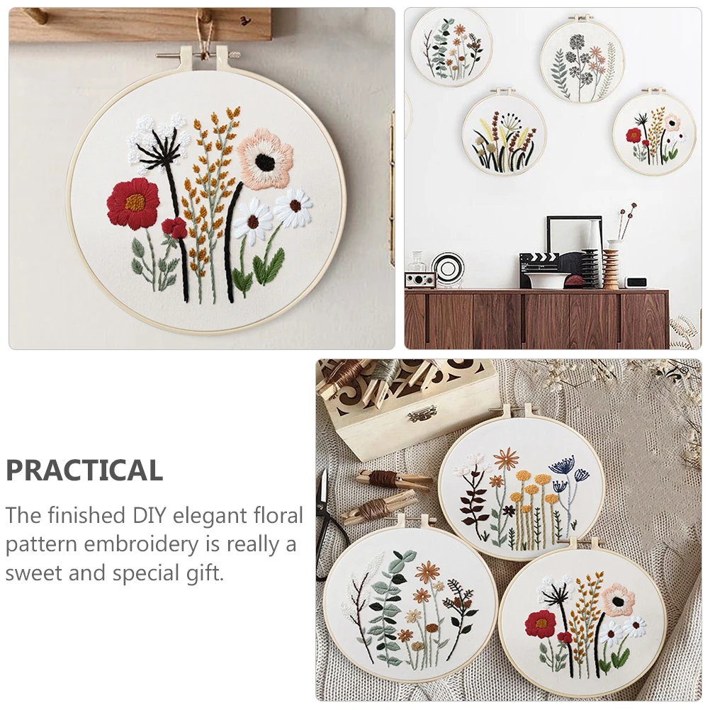 Embroidery Material Kit Tools DIY Cross Stitch Pattern Set Decor Beginner Embroidery Kit For Beginners Supplies
Embroidery Material Kit Tools DIY Cross Stitch Pattern Set Decor Beginner Embroidery Kit For Beginners Supplies