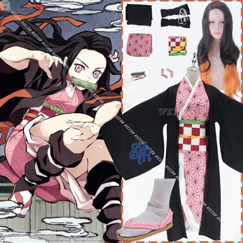 Horror Infinity Cos Castle Anime Demon Cosplay Kamadooo Costume Nezukooo Japanese Kimono Pink Dress Kawaii Uniform Halloween
Horror Infinity Cos Castle Anime Demon Cosplay Kamadooo Costume Nezukooo Japanese Kimono Pink Dress Kawaii Uniform Halloween