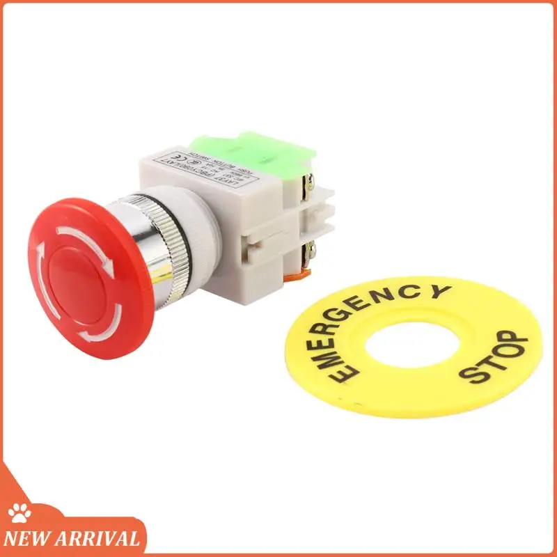 Emption!20X Red Mushroom Cap 1NO 1NC DPST Emergency Stop Push Button Switch AC 660V 10A
Emption!20X Red Mushroom Cap 1NO 1NC DPST Emergency Stop Push Button Switch AC 660V 10A