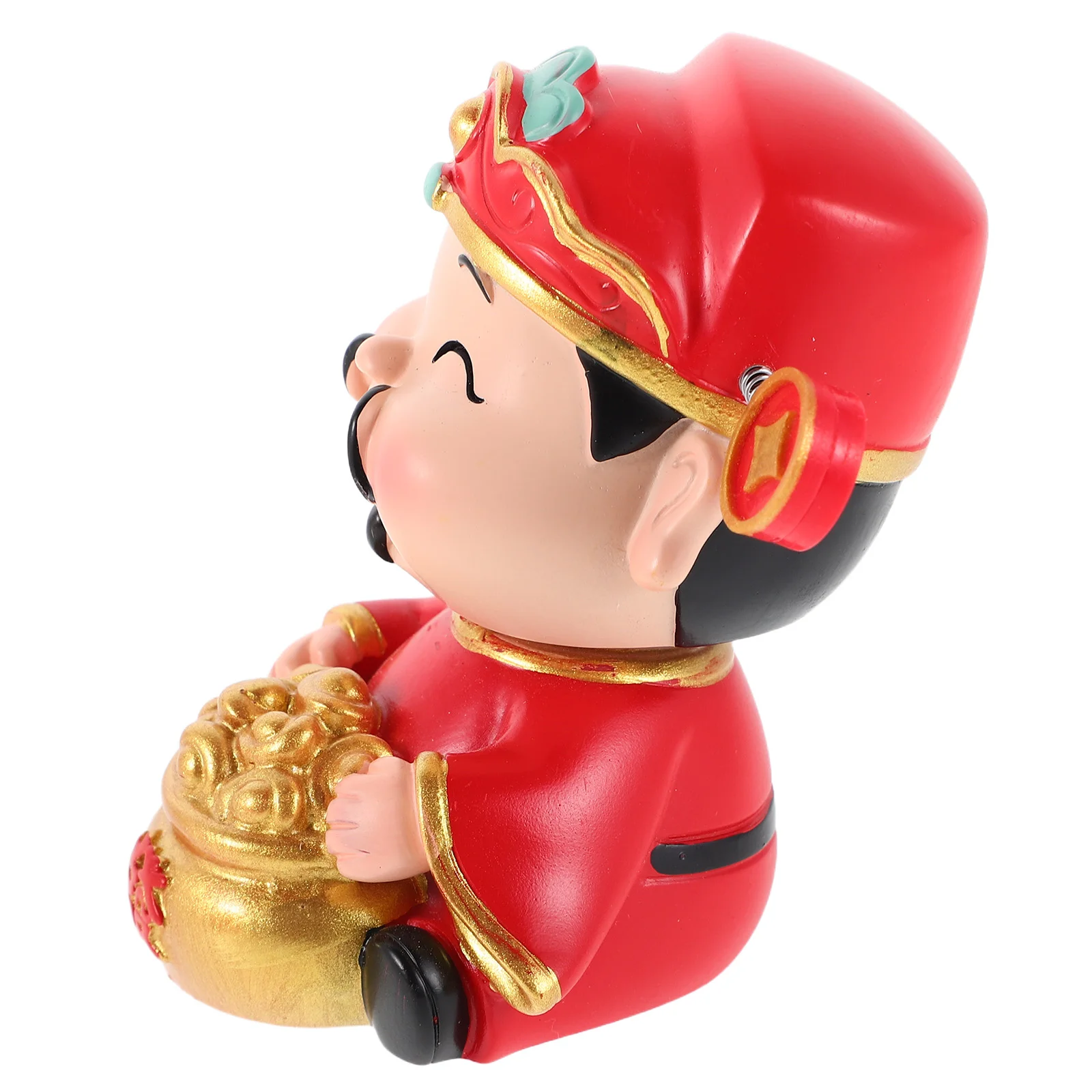 1Pc Car Ornaments Wealth God Figurine Durable Mini Crafts Nodding Dashboard Statue Small Money Decor Alloy Adornment Car
1Pc Car Ornaments Wealth God Figurine Durable Mini Crafts Nodding Dashboard Statue Small Money Decor Alloy Adornment Car