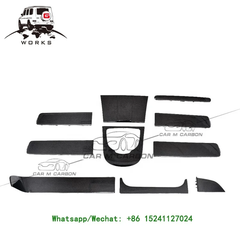 2019year G Class W464/W463A G63 G350 G500 G550 Carbon Fiber Interiors Ten Set Kits Car Accessories Interior Decorative
2019year G Class W464/W463A G63 G350 G500 G550 Carbon Fiber Interiors Ten Set Kits Car Accessories Interior Decorative