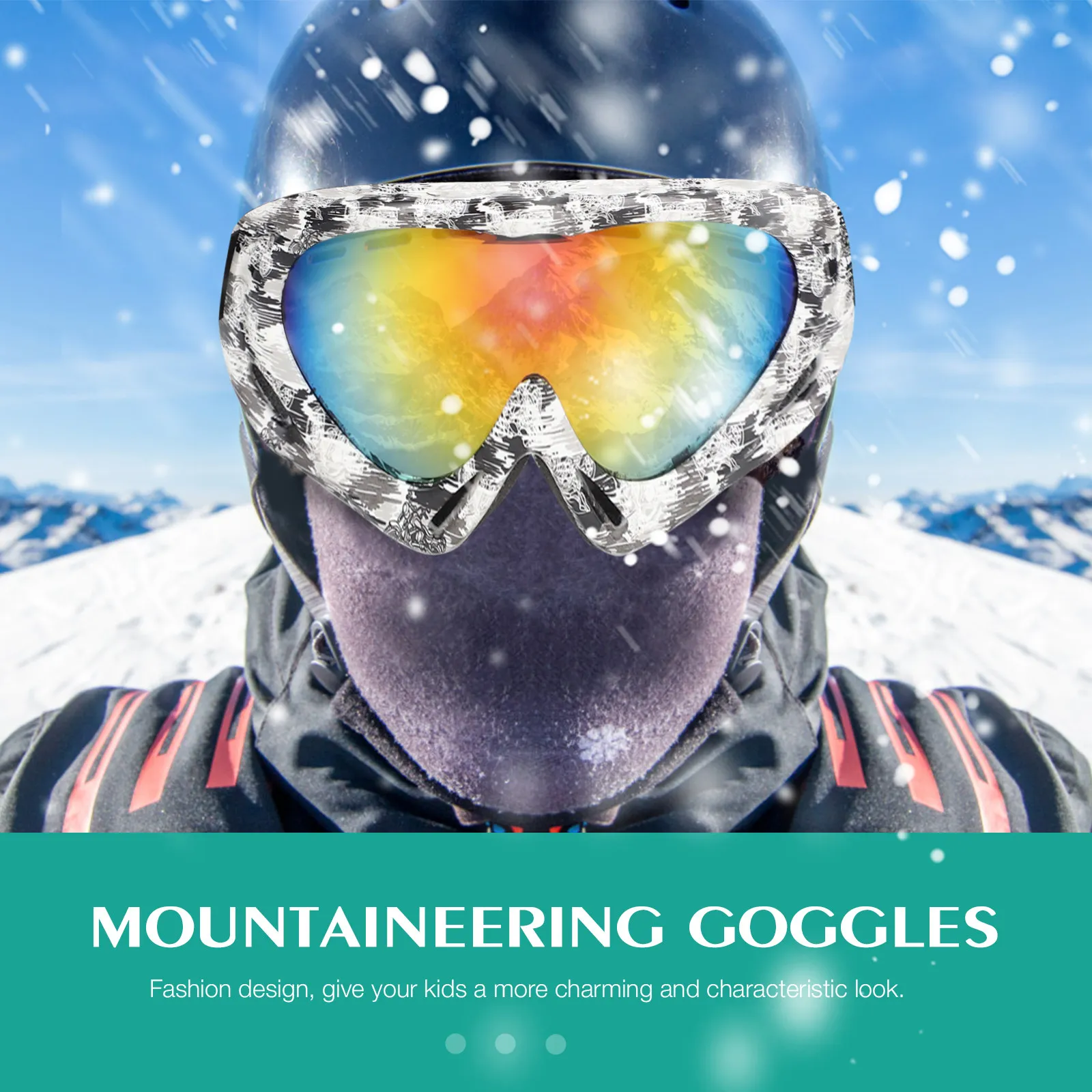 Skiing Eyewear Outdoor Sports Goggles Mountaineering Motorcycle Cycling TPU Protective
Skiing Eyewear Outdoor Sports Goggles Mountaineering Motorcycle Cycling TPU Protective
