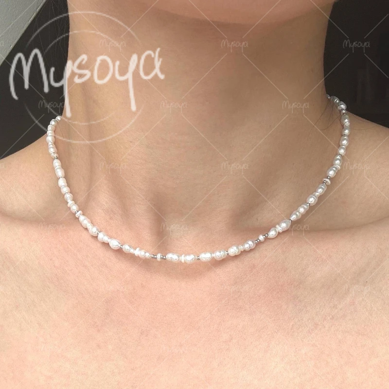 MYSOYA 3-4mm White Rice Freshwater Pearl Necklace,Suitable for Birthday/Anniversary/Wedding/Mother's Day/Father's Day Gift A0747
MYSOYA 3-4mm White Rice Freshwater Pearl Necklace,Suitable for Birthday/Anniversary/Wedding/Mother's Day/Father's Day Gift A0747