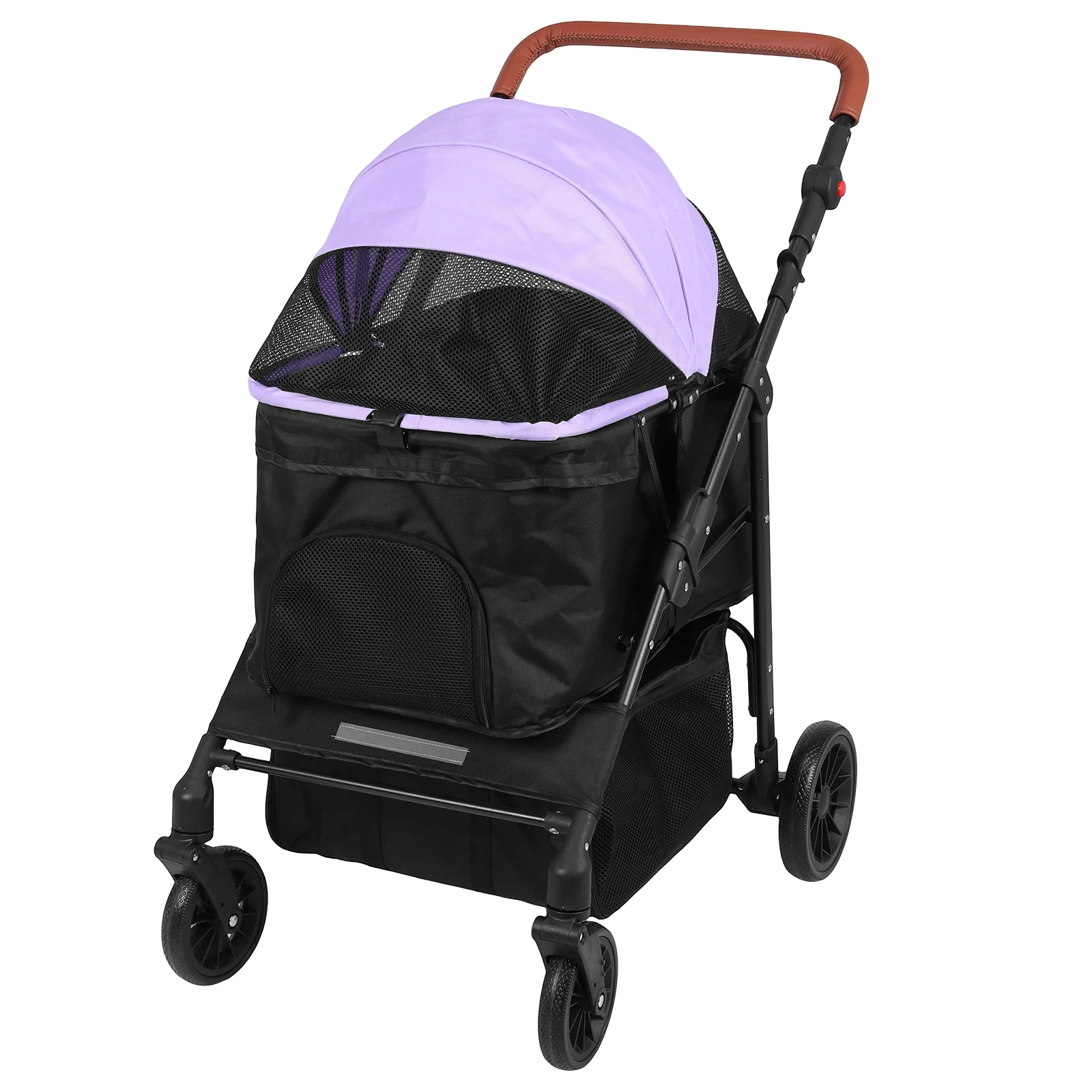 Pet Stroller with All-Terrain 360° Wheels Foldable Pet Cart Removable Cushion & Reflective Strips for Small Medium Dogs Cats
Pet Stroller with All-Terrain 360° Wheels Foldable Pet Cart Removable Cushion & Reflective Strips for Small Medium Dogs Cats