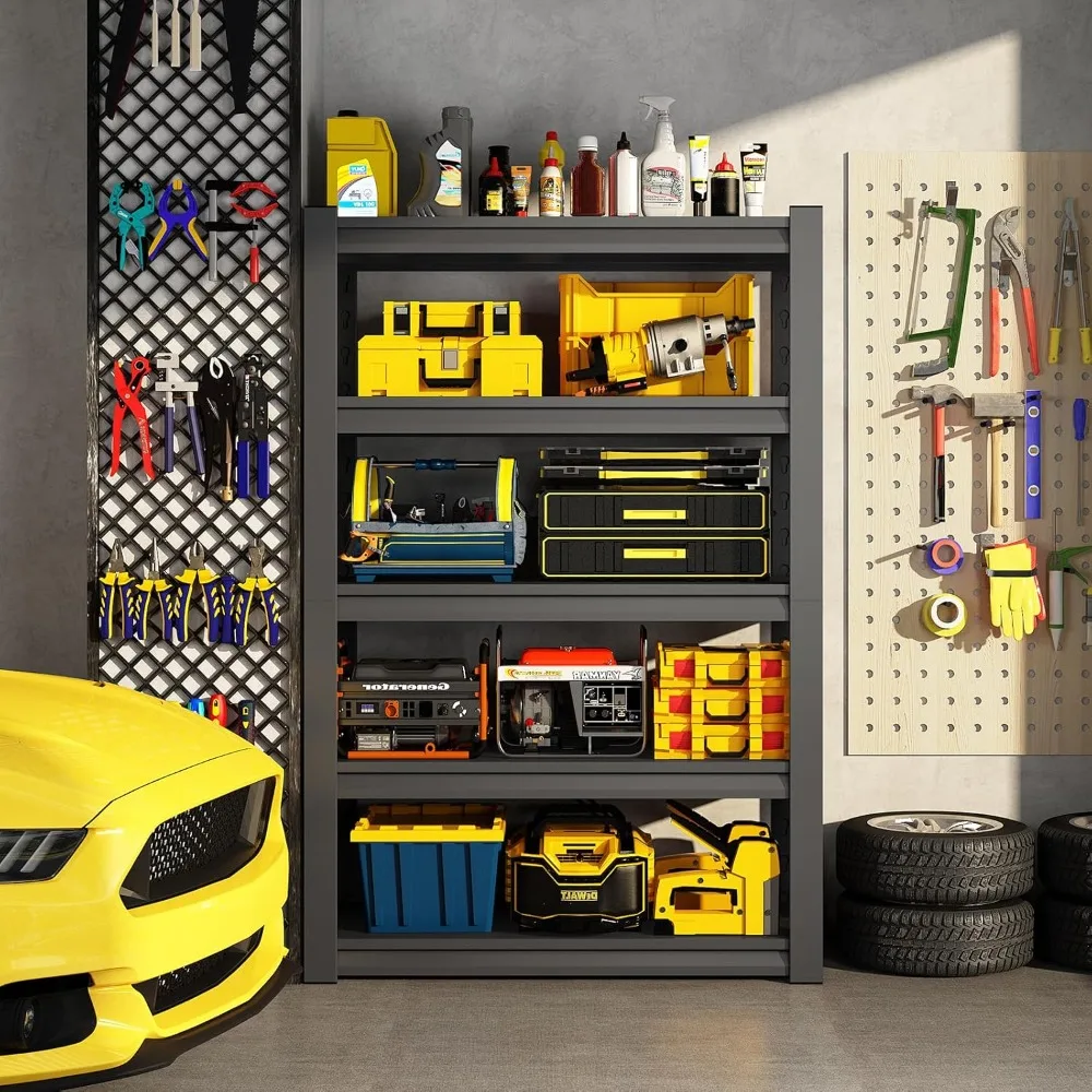 Garage Shelving Unit 1800LBS Heavy Duty Storage Shelves Adjustable 5 Tier Metal Shelving Unit
Garage Shelving Unit 1800LBS Heavy Duty Storage Shelves Adjustable 5 Tier Metal Shelving Unit