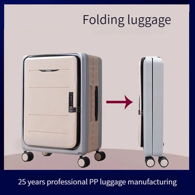 20/24 Inch Rolling Luggage Folding suitcase with Wheel Password Trolley Case High-quality NEW Travel cabin Suitcase Portable
20/24 Inch Rolling Luggage Folding suitcase with Wheel Password Trolley Case High-quality NEW Travel cabin Suitcase Portable