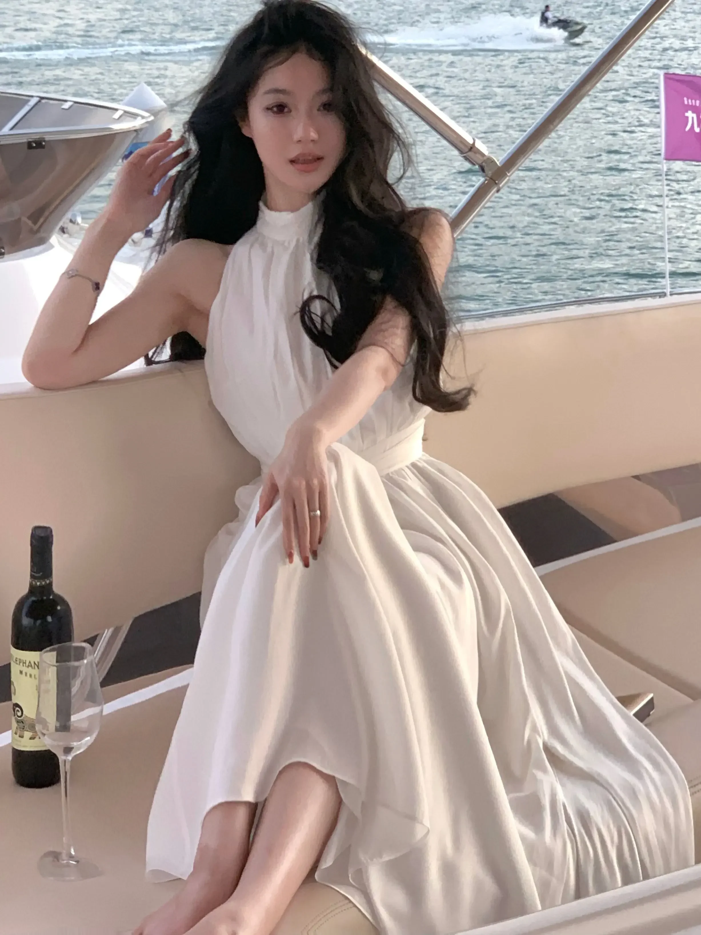 New 2024 Women's French Elegant Midi Dress Fashion Fairy Pleated Party Prom Evening One Piece Clothes
New 2024 Women's French Elegant Midi Dress Fashion Fairy Pleated Party Prom Evening One Piece Clothes