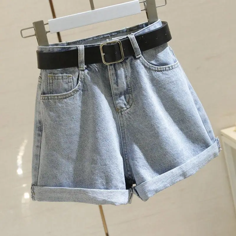 High Waist Wide Leg Jeans Shorts Women's Summer New Style Student Fashion A-Line Hot Pants Elegant Style Spring Season
High Waist Wide Leg Jeans Shorts Women's Summer New Style Student Fashion A-Line Hot Pants Elegant Style Spring Season