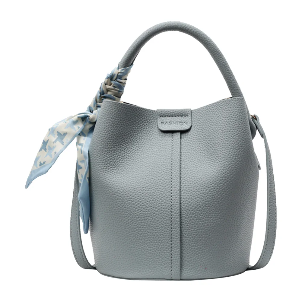 PU Leather Bucket Bag for Women with Inner Pocket Top Handle Bag (Blue)
PU Leather Bucket Bag for Women with Inner Pocket Top Handle Bag (Blue)