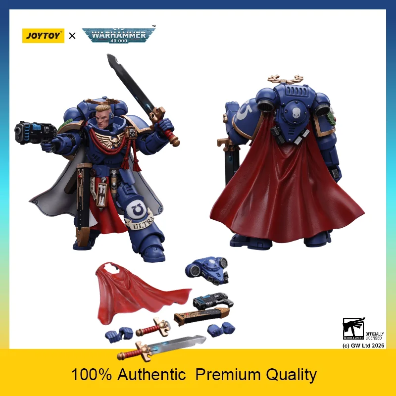 JOYTOY Warhammer 40K 1/18 Ultramarines Primaris Captain with Power Sword & Plasma Pistol Action Figure Collectible Model Toys
JOYTOY Warhammer 40K 1/18 Ultramarines Primaris Captain with Power Sword & Plasma Pistol Action Figure Collectible Model Toys