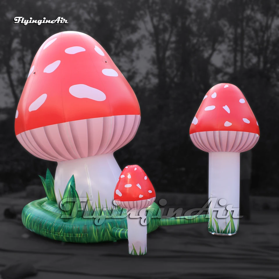 3.5m Red Giant Inflatable Mushroom Colony Air Blow Up Landscape Plant For Park Decoration
3.5m Red Giant Inflatable Mushroom Colony Air Blow Up Landscape Plant For Park Decoration