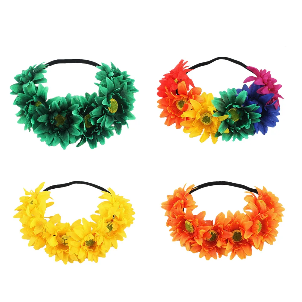 4Pcs Simulated Sunflower Hairband Durable Comfort Floral Headdress Headwear Wedding Photo Shoots Parties Cosplay Accessories
4Pcs Simulated Sunflower Hairband Durable Comfort Floral Headdress Headwear Wedding Photo Shoots Parties Cosplay Accessories