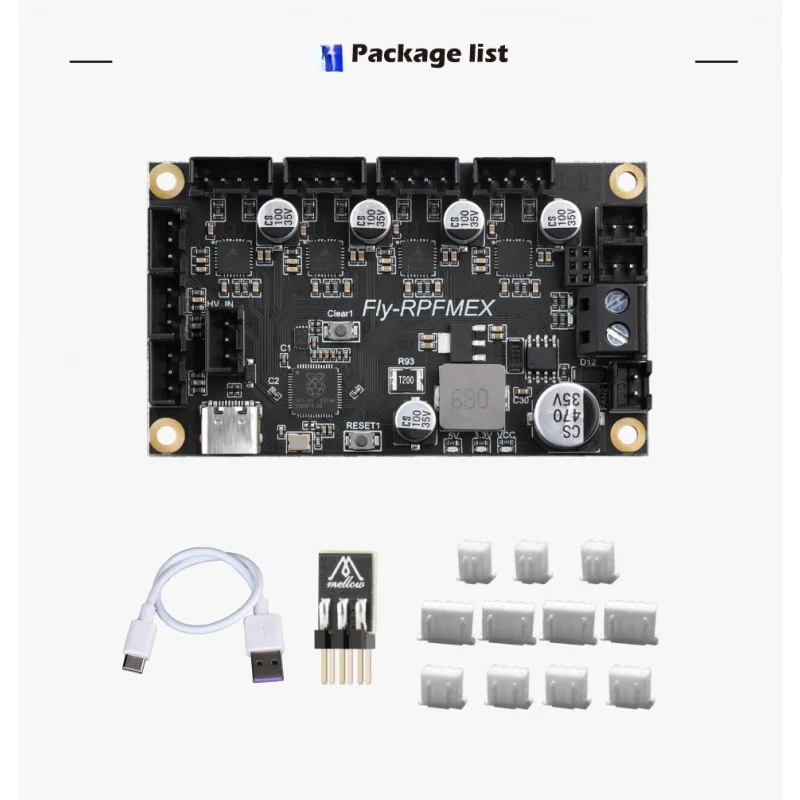 The brand-new Fly3D Fly-RPFMEX 4-axis TMC2209 expansion board is designed for 3D printers with Gemini Voron2.4
The brand-new Fly3D Fly-RPFMEX 4-axis TMC2209 expansion board is designed for 3D printers with Gemini Voron2.4