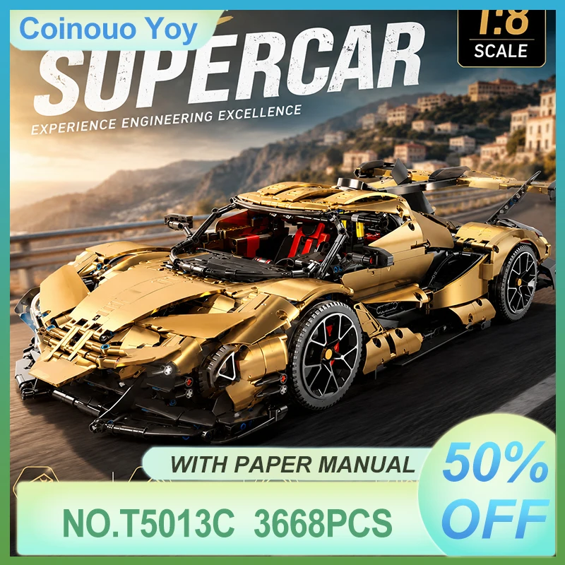 IN STOCK T5013C High Tech Metallic City Sports Rapid Racing 1:8 Building Blocks Bricks Model Puzzle DIY Toys Christmas Gifts Boy
IN STOCK T5013C High Tech Metallic City Sports Rapid Racing 1:8 Building Blocks Bricks Model Puzzle DIY Toys Christmas Gifts Boy