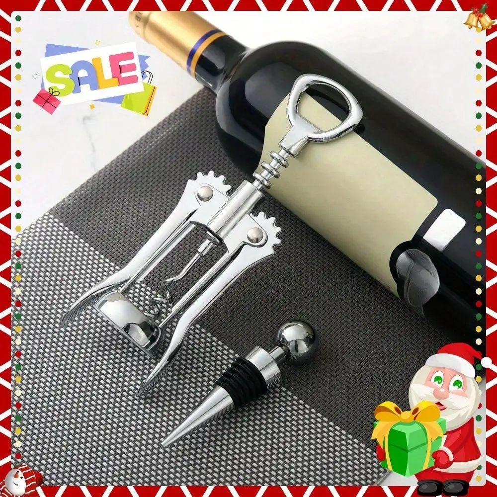 Открывалка для бутылок и набор с серебряными крыльями Festive Essentials из нержавеющей стали для удобной очистки, прочный и гибкий
Открывалка для бутылок и набор с серебряными крыльями Festive Essentials из нержавеющей стали для удобной очистки, прочный и гибкий