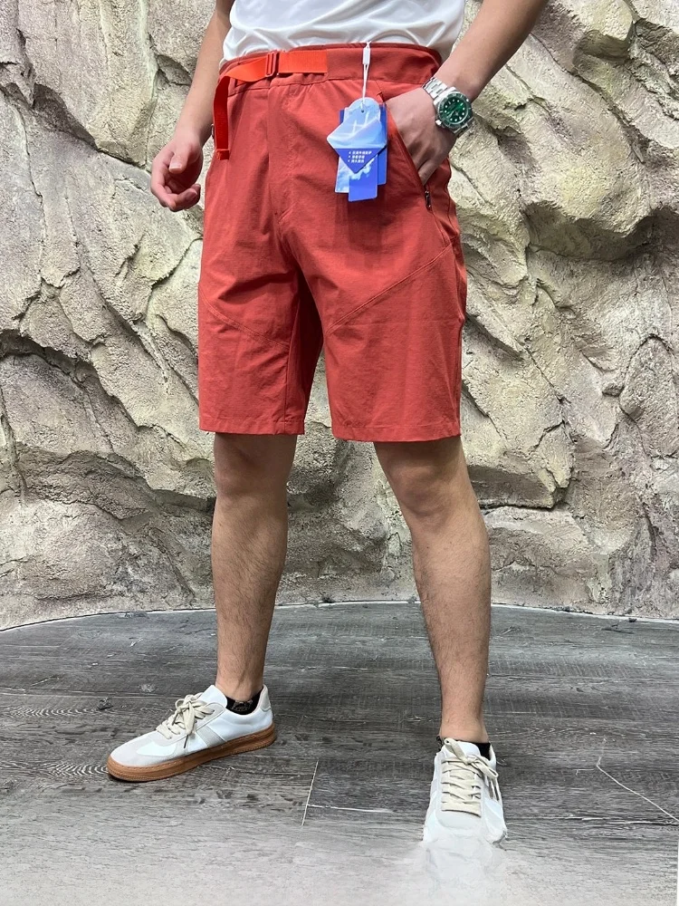 Lightweight Men's Shorts with Belt 3D Tailoring Anti-Wrinkle Water-Resistant Summer 2026 Nylon Spandex Blend Standard Fit
Lightweight Men's Shorts with Belt 3D Tailoring Anti-Wrinkle Water-Resistant Summer 2026 Nylon Spandex Blend Standard Fit