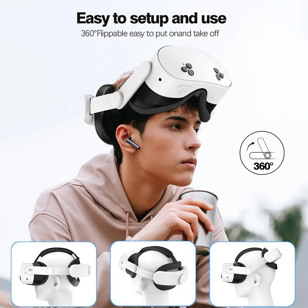 Adjustable Head Strap Enhanced Support and Comfort Replacement Head Strap Reduce Pressure Headband for Meta Quest 3S VR N E D1L5
Adjustable Head Strap Enhanced Support and Comfort Replacement Head Strap Reduce Pressure Headband for Meta Quest 3S VR N E D1L5