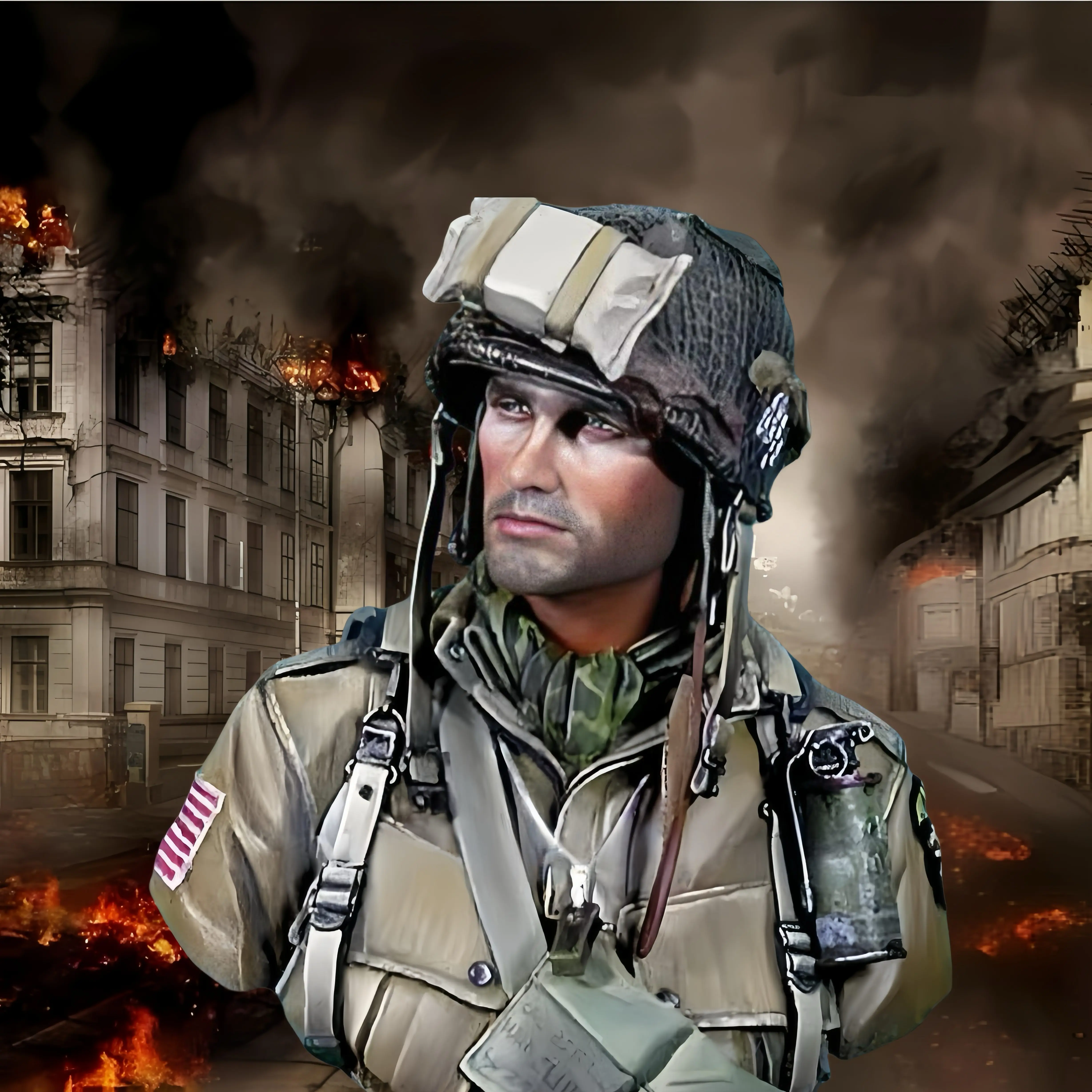 1/10 Resin Military Bust Garage Kit - Historical Airborne Commander with Tactical Gear, Unassembled White Mold Collector's Editi
1/10 Resin Military Bust Garage Kit - Historical Airborne Commander with Tactical Gear, Unassembled White Mold Collector's Editi
