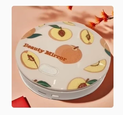 Peach Handheld Makeup Mirror Folding Mirror Outdoor Makeup Mirror Compact and Portable
Peach Handheld Makeup Mirror Folding Mirror Outdoor Makeup Mirror Compact and Portable