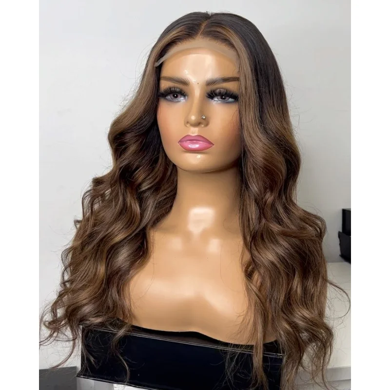 Выделите Ombre Шоколадно-коричневый парик с глубокими волнами на плечах, синтетические парики спереди, бесклеевой женский парик из волос для быстрой смены 
Выделите Ombre Шоколадно-коричневый парик с глубокими волнами на плечах, синтетические парики спереди, бесклеевой женский парик из волос для быстрой смены