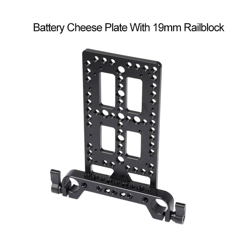 CAMVATE Cheese Battery Plate Backboard Plate With 19mm LWS Clamp Bracket For DSLR Camera V-Lock Mount Power Splitter Mounting
CAMVATE Cheese Battery Plate Backboard Plate With 19mm LWS Clamp Bracket For DSLR Camera V-Lock Mount Power Splitter Mounting