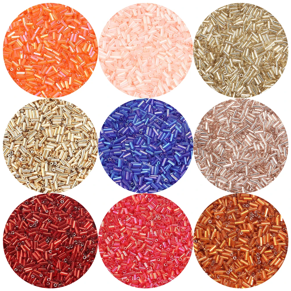 1450pcs/lot 2x4mm Colorful Tube Shape Glass Seed Beads Loose Spacer Beads For Jewelry Making DIY Necklace Bracelet Accessories
1450pcs/lot 2x4mm Colorful Tube Shape Glass Seed Beads Loose Spacer Beads For Jewelry Making DIY Necklace Bracelet Accessories