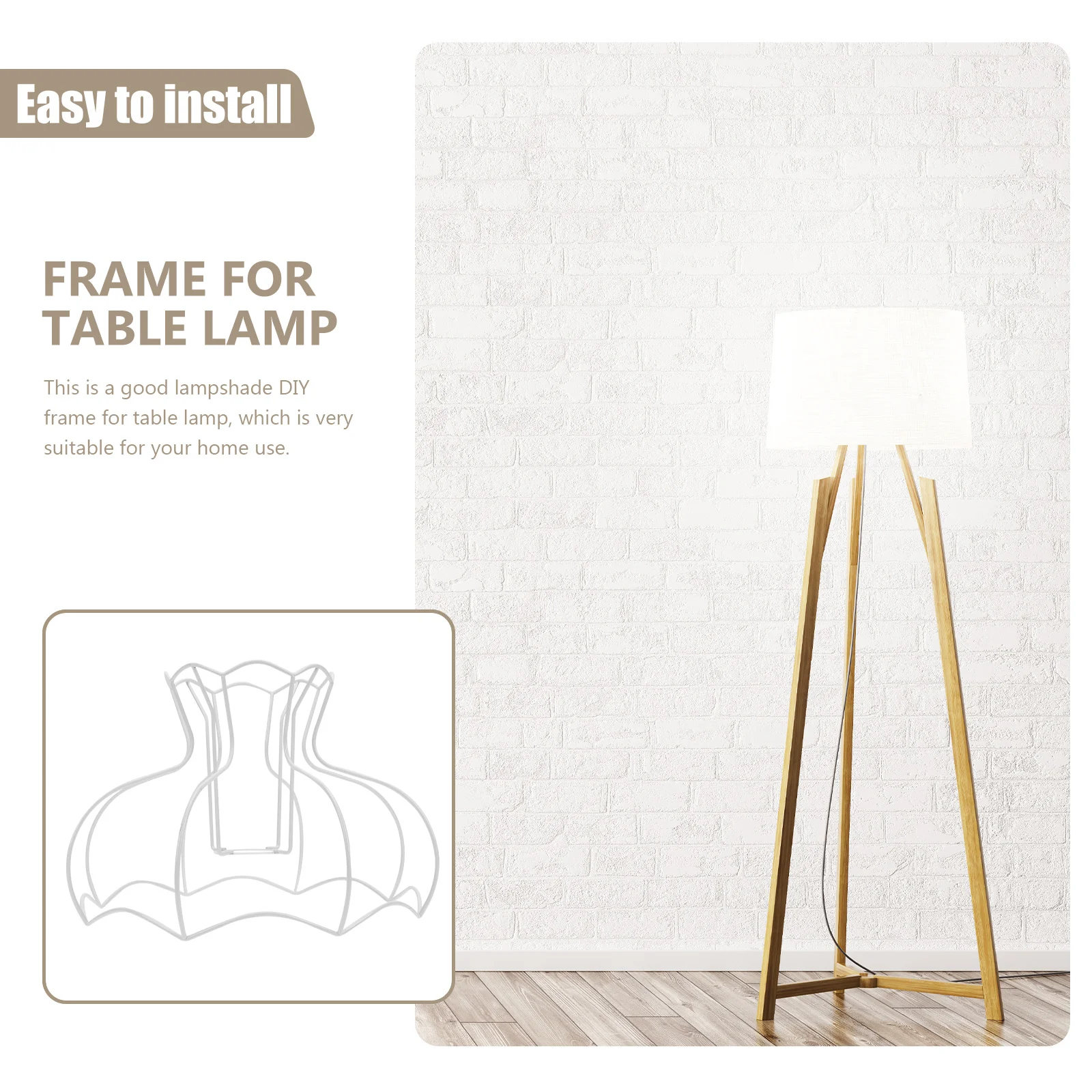 E27 Lampshade Frame Iron Wire DIY Table Lamp Bracket European Style Light Support Home Decor Lighting Accessories
E27 Lampshade Frame Iron Wire DIY Table Lamp Bracket European Style Light Support Home Decor Lighting Accessories