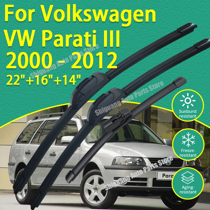 Front Rear Silicone Coating Wipers for Volkswagen VW Parati III 2000 - 2012 Car Wiper Windshield Windscreen Blades Accessories
Front Rear Silicone Coating Wipers for Volkswagen VW Parati III 2000 - 2012 Car Wiper Windshield Windscreen Blades Accessories