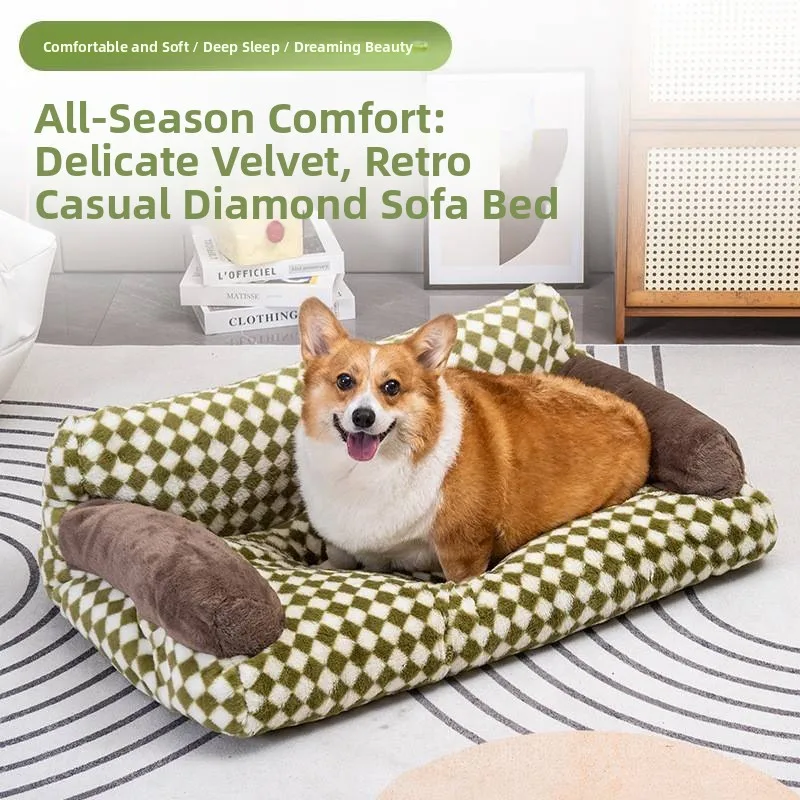 Thickened Soft Small Rabbit Fur Pet Sofa Mattress Nest Dog Bed Sleep Pad Easy to Wash for Cats And Dogs Winter Use
Thickened Soft Small Rabbit Fur Pet Sofa Mattress Nest Dog Bed Sleep Pad Easy to Wash for Cats And Dogs Winter Use