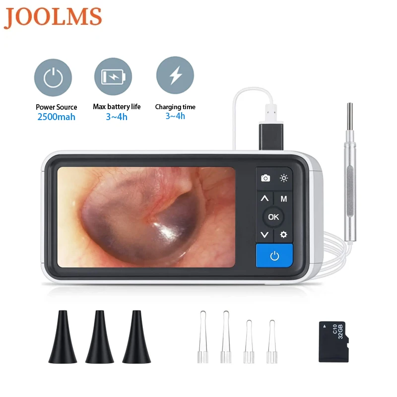 1080P HD Wax Remover Ultra Thin Ear Cleaner Camera Equipped With 4.5inch IPS Screen And 32GB TF Card Support Images/Videos
1080P HD Wax Remover Ultra Thin Ear Cleaner Camera Equipped With 4.5inch IPS Screen And 32GB TF Card Support Images/Videos