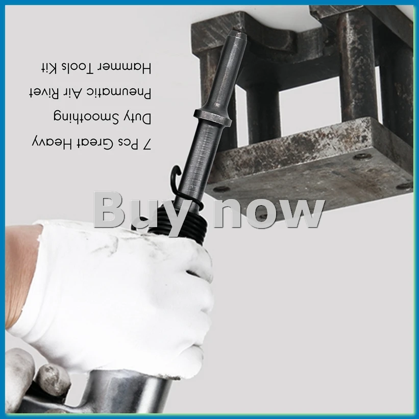 7 шт. отличный сверхмощный набор инструментов для сглаживания пневматических заклепок-молоток-A51M
7 шт. отличный сверхмощный набор инструментов для сглаживания пневматических заклепок-молоток-A51M