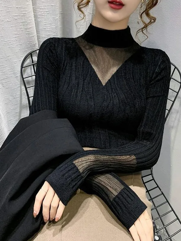 Модный вязаный свитер, женский топ для внутренней одежды, повседневный облегающий длинный свек, круглый Ne, эластичный, тонкий, стандартной длины
Модный вязаный свитер, женский топ для внутренней одежды, повседневный облегающий длинный свек, круглый Ne, эластичный, тонкий, стандартной длины