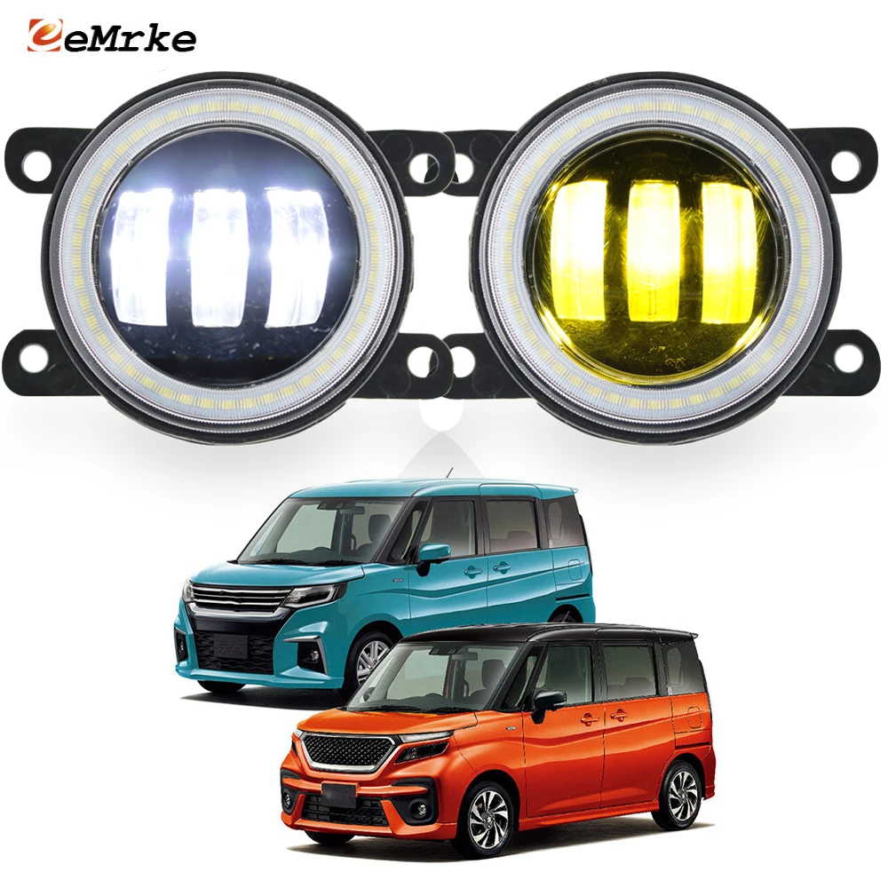 Обновление светодиодных противотуманных фар 40 Вт для Mitsubishi Delica D2 D:2 2021 2022 2023 PTF с линзами автомобиля Angel Eyes DRL дневные ходовые огни
Обновление светодиодных противотуманных фар 40 Вт для Mitsubishi Delica D2 D:2 2021 2022 2023 PTF с линзами автомобиля Angel Eyes DRL дневные ходовые огни