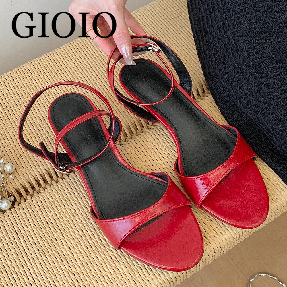 《GIOIO》Red Black Sexy Slingbacks Women High Heels Sandals Open Toe Elegant Pumps Shoes Party Wedding Shoes Office Sandal
《GIOIO》Red Black Sexy Slingbacks Women High Heels Sandals Open Toe Elegant Pumps Shoes Party Wedding Shoes Office Sandal