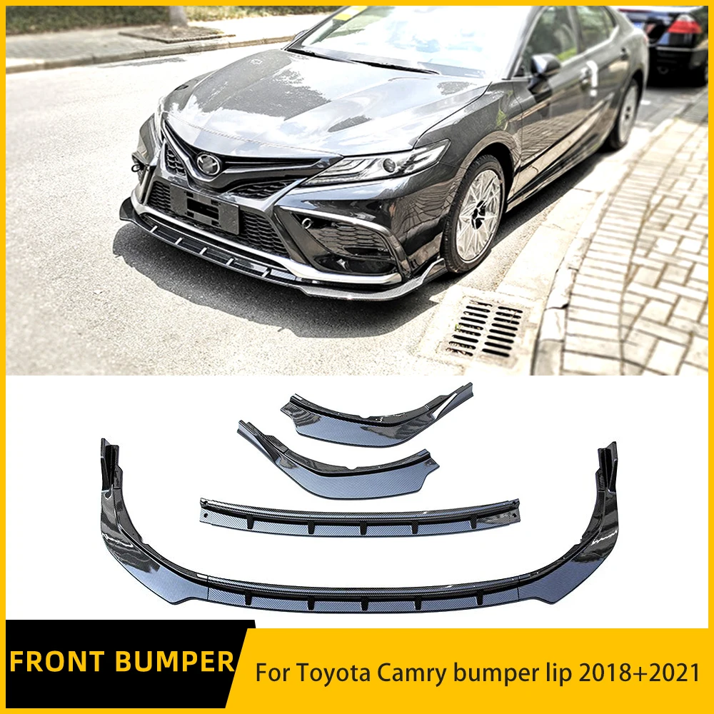 Аксессуары для Toyota Camry, 3 шт., передний бампер автомобиля, разделенный комплект для губ, спойлер, гоночный сепаратор, диффузор 2018-2021, спортивный комплект из АБС-пластика
Аксессуары для Toyota Camry, 3 шт., передний бампер автомобиля, разделенный комплект для губ, спойлер, гоночный сепаратор, диффузор 2018-2021, спортивный комплект из АБС-пластика
