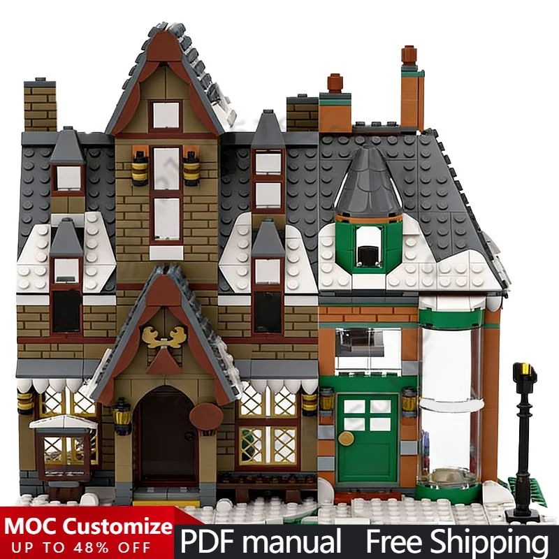 877 PCS Construction Village Mod MOC Customize Modular Building Block Model Popular Design Technology DIY Boy Assembly Toy Gift
877 PCS Construction Village Mod MOC Customize Modular Building Block Model Popular Design Technology DIY Boy Assembly Toy Gift